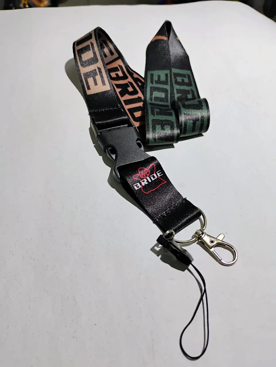 Llavero Lanyard porta llaves y credencial - Bride Negro 14
