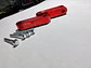 X2 elevadores espaciadores capó aluminio - Rojo - Miniatura 6