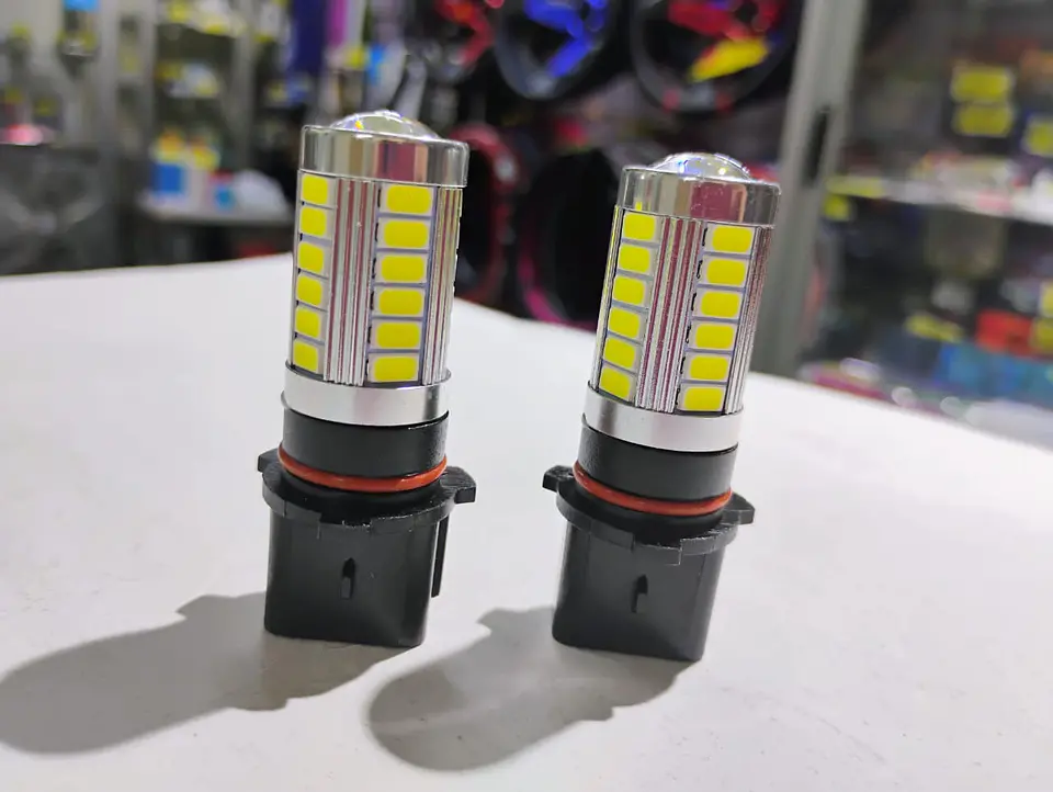 Par de ampolletas Led de circulación diurna antinieblas psx26w, p13w 2