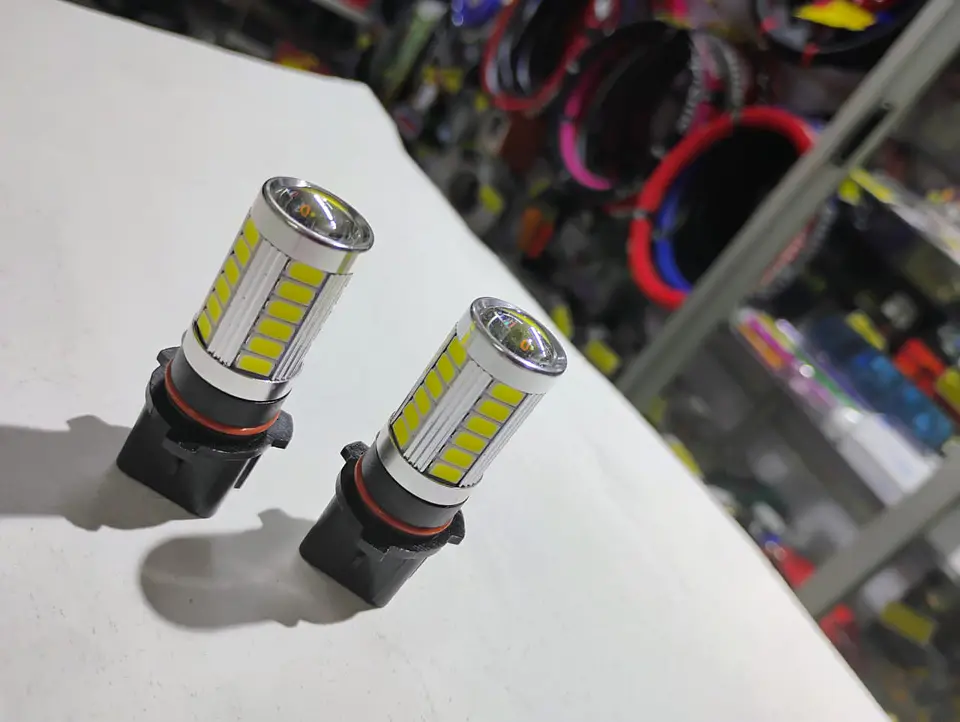 Par de ampolletas Led de circulación diurna antinieblas psx26w, p13w 14