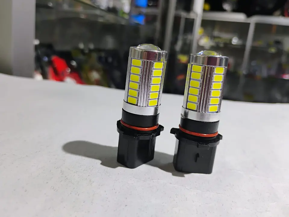 Par de ampolletas Led de circulación diurna antinieblas psx26w, p13w 17