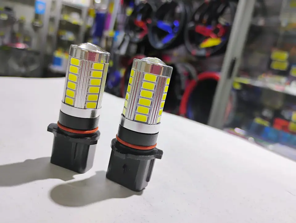 Par de ampolletas Led de circulación diurna antinieblas psx26w, p13w 18