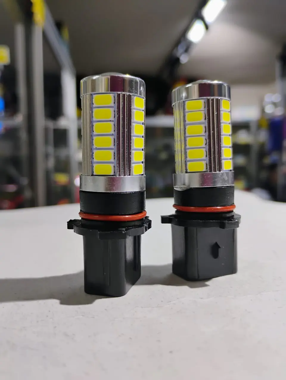 Par de ampolletas Led de circulación diurna antinieblas psx26w, p13w 19
