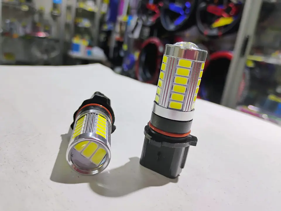 Par de ampolletas Led de circulación diurna antinieblas psx26w, p13w 21