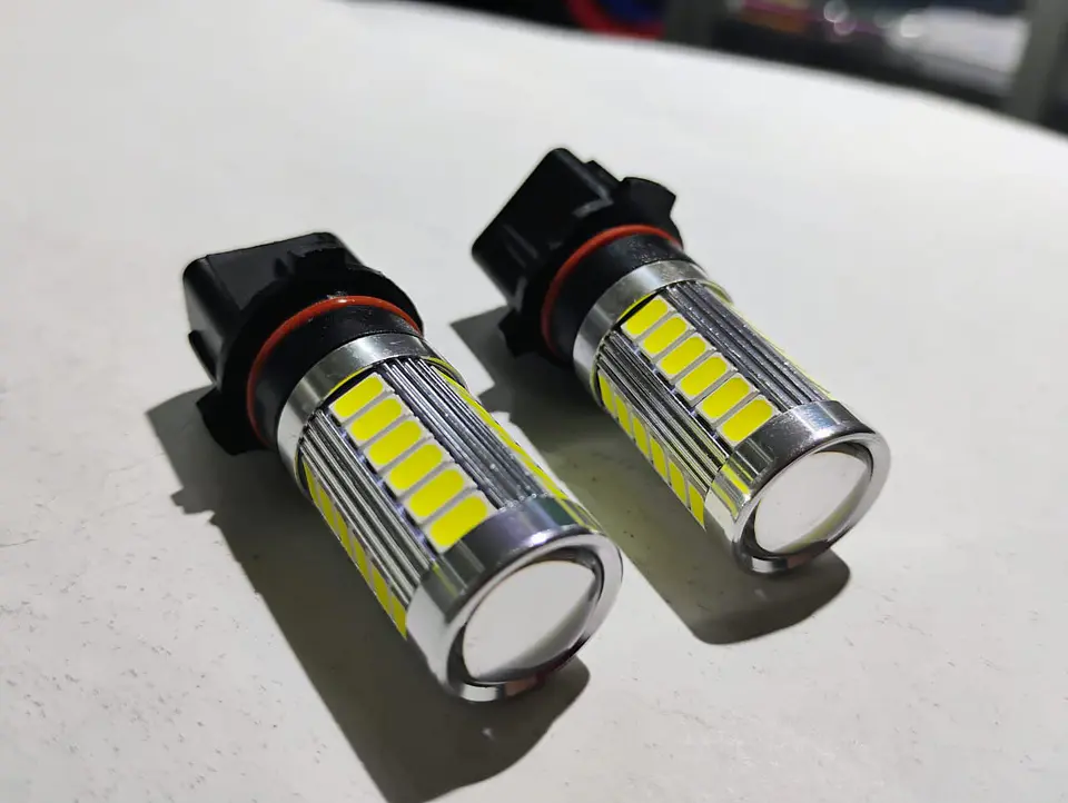 Par de ampolletas Led de circulación diurna antinieblas psx26w, p13w 23