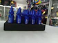 Set kit de tuercas para llantas de auto punta bala 20 piezas AZUL - thumbnail 2