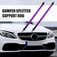 X2 Barras soporte Lip Bumper del/tras aluminio 19cm - Morado - Miniatura 12