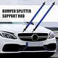 X2 Barras soporte Lip Bumper del/tras aluminio - Azul - thumbnail 5