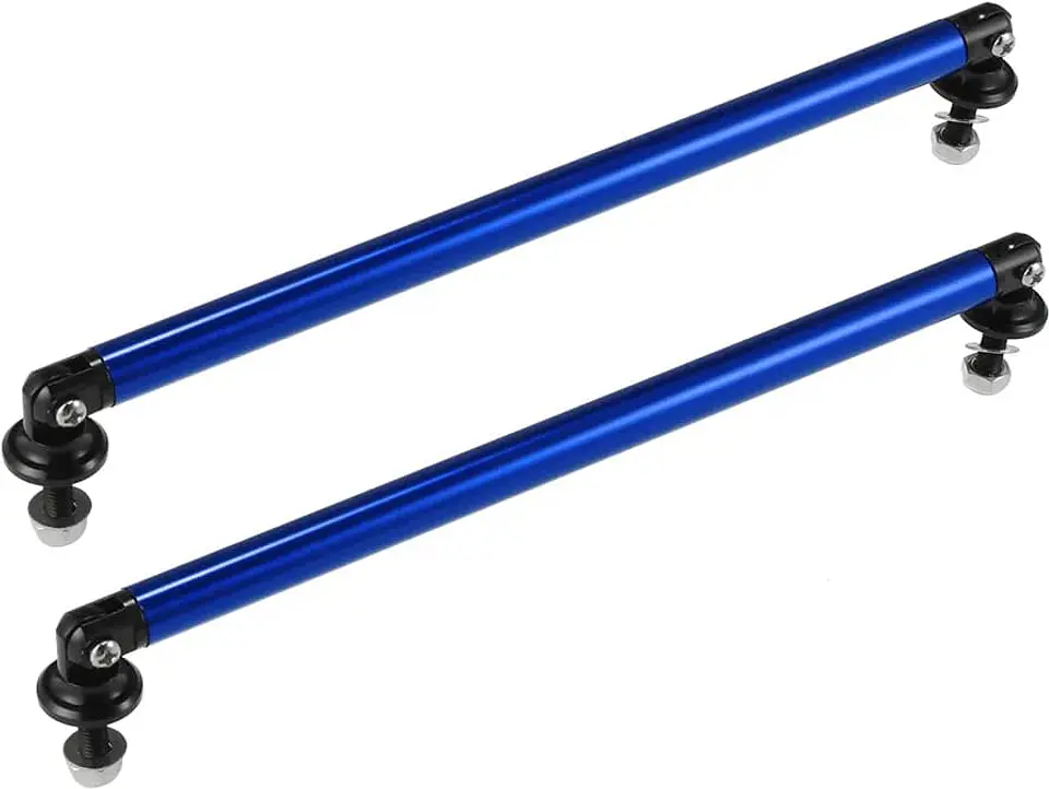 X2 Barras soporte Lip Bumper del/tras aluminio - Azul 14