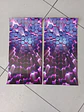 X2 pegatinas sticker adhesivos hexagonal fucsia con lila para pilares - thumbnail 7