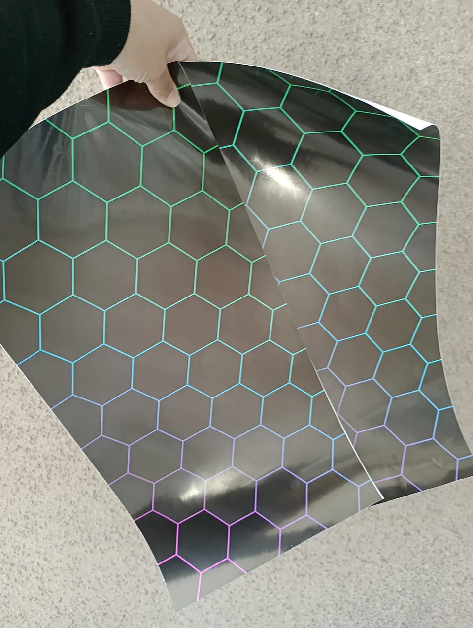 X2 pegatinas sticker adhesivos - Hexagonal panal de abeja 4