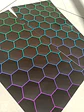X2 pegatinas sticker adhesivos - Hexagonal panal de abeja - Miniatura 7