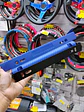Porta placa patente fibra de carbono - azul - thumbnail 9