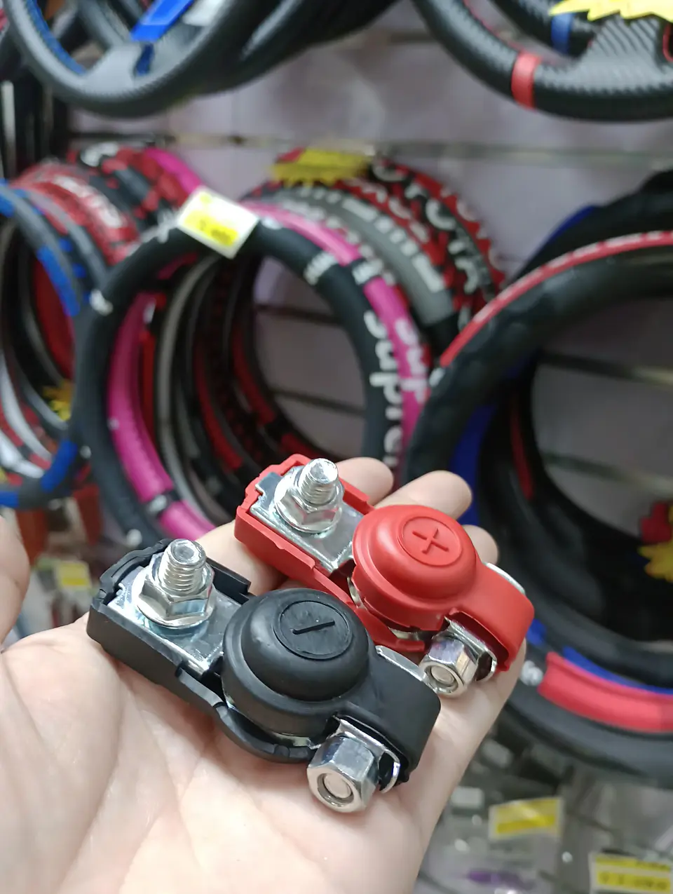 X2 conector Borne terminal de batería de autos, terminal positivo y 20