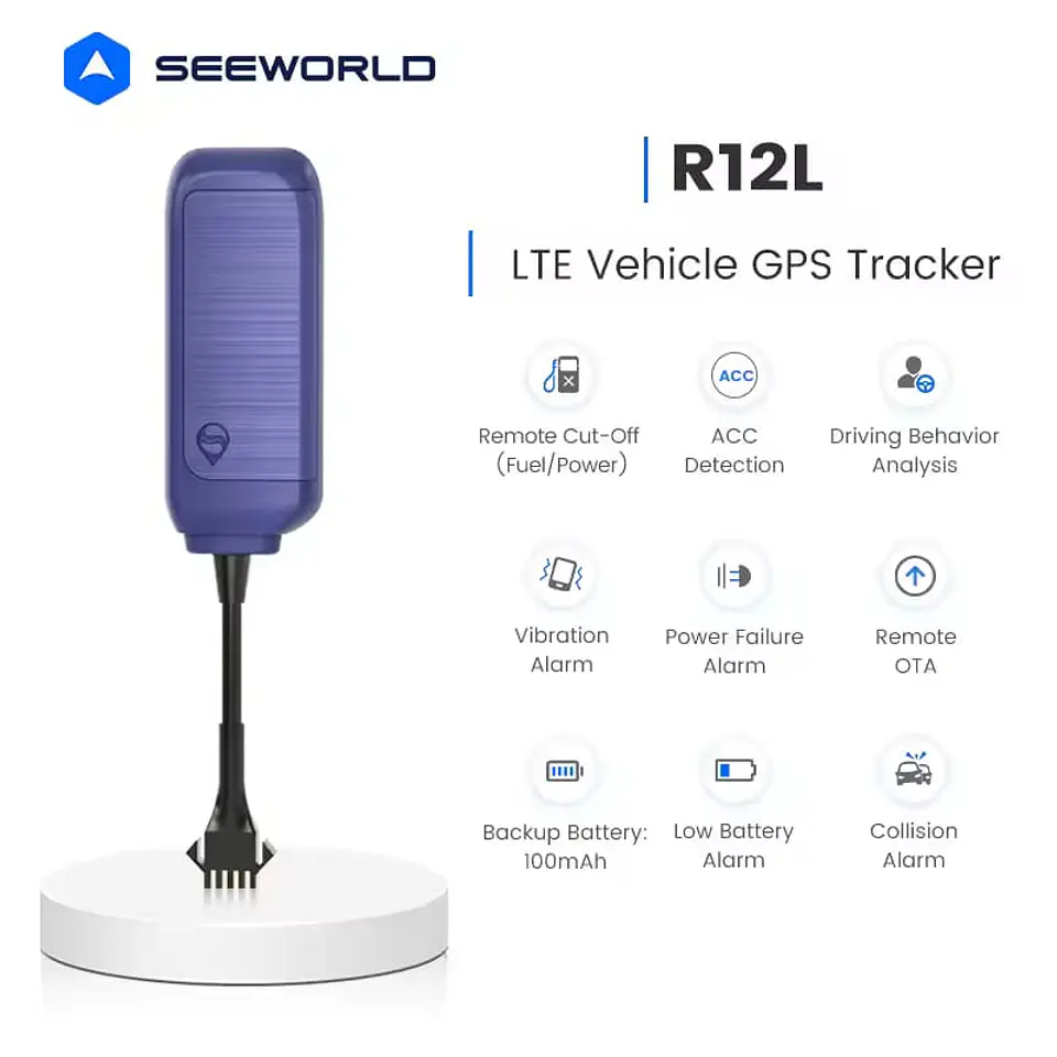 Mini GPS tracker R12L conexión 4G para autos motos camionetas y suv 14