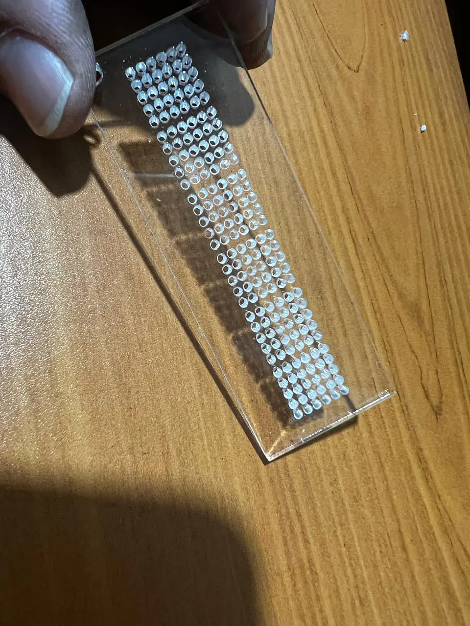Plantillas Matriz Acrílicas transparentes Para Grabado de patentes en 4