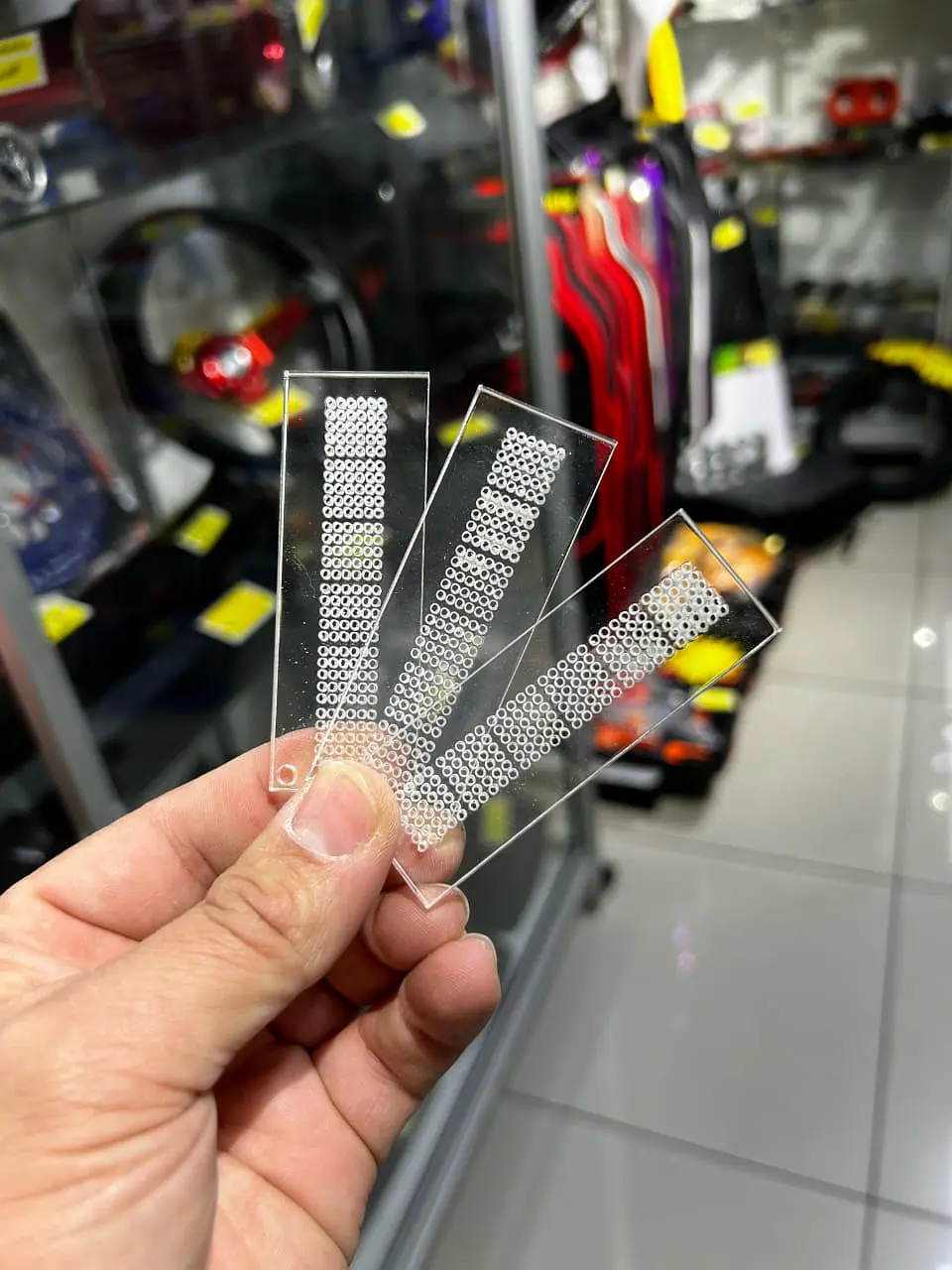 Plantillas Matriz Acrílicas transparentes Para Grabado de patentes en 15