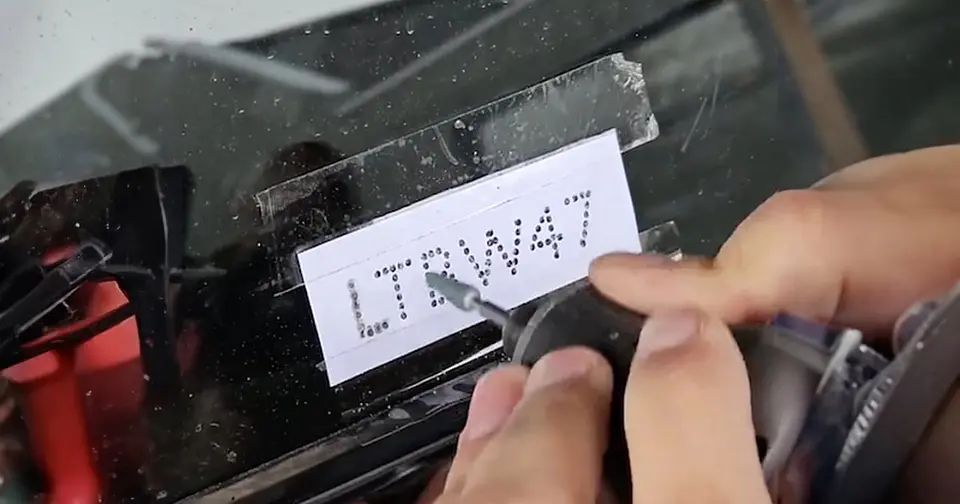Plantillas Matriz Acrílicas transparentes Para Grabado de patentes en 23