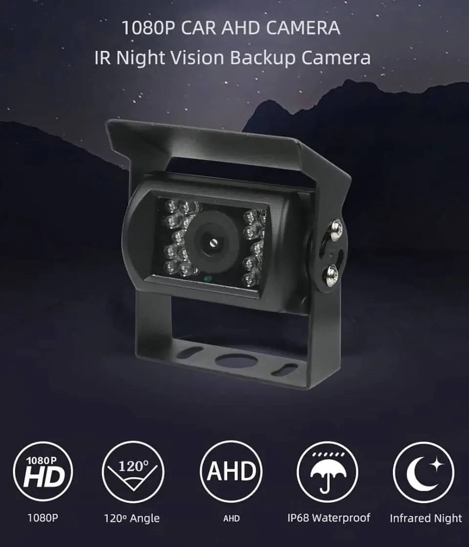 Camara de reversa para visión trasera o delantera para camiones o 15