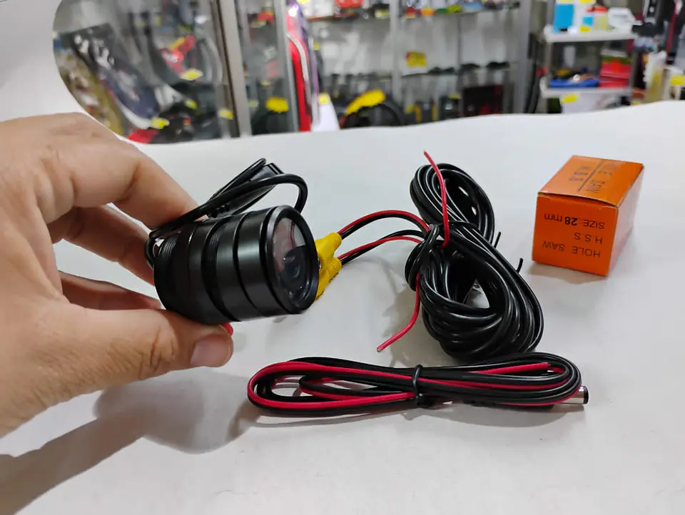 Camara de reversa para visión trasera 28mm impermeable para 4