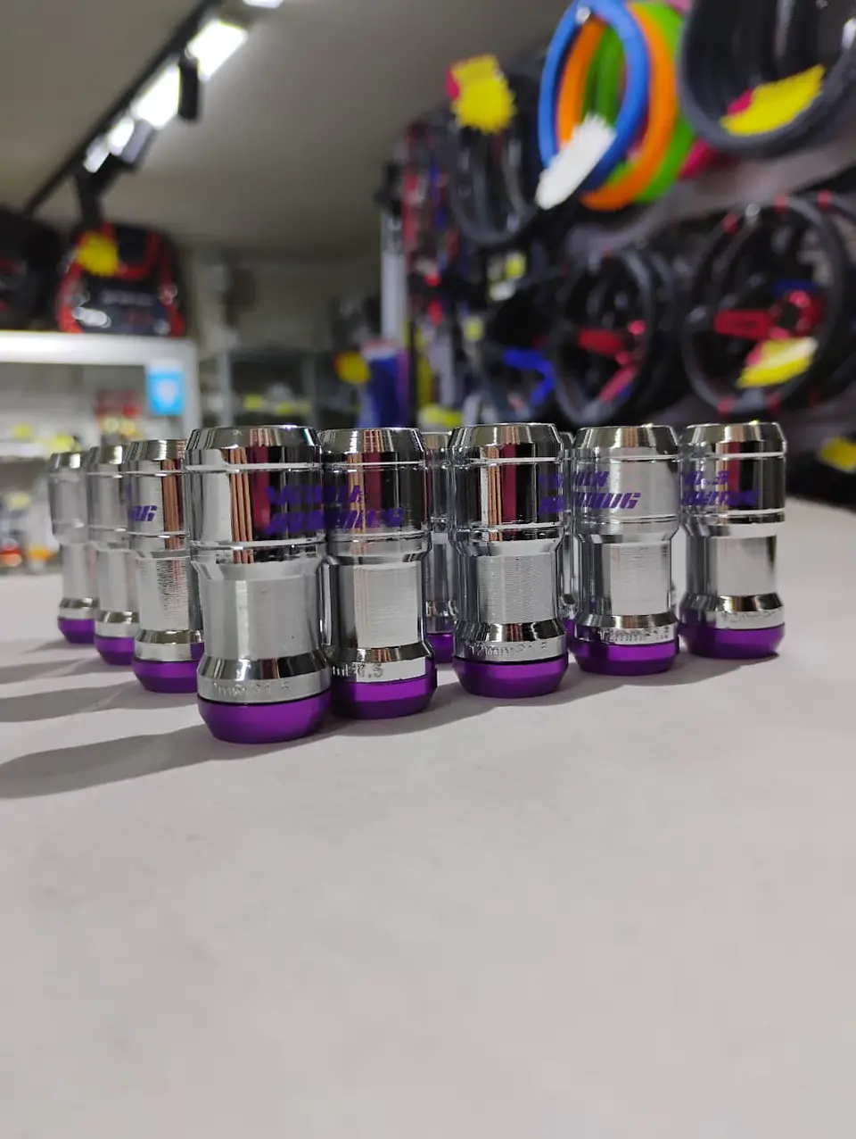Set 20 tuercas doble seguridad 32mm - Paso 1.25 12