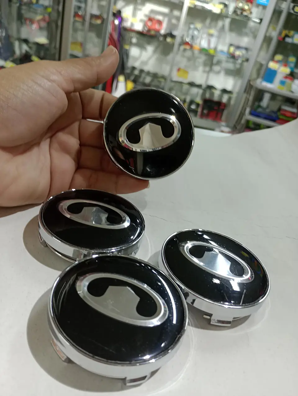 Set X4 Tapa centro de Llantas de autos universal Great Wall 14