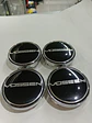 X4 Tapas centro llantas - Negro Plata - Miniatura 1
