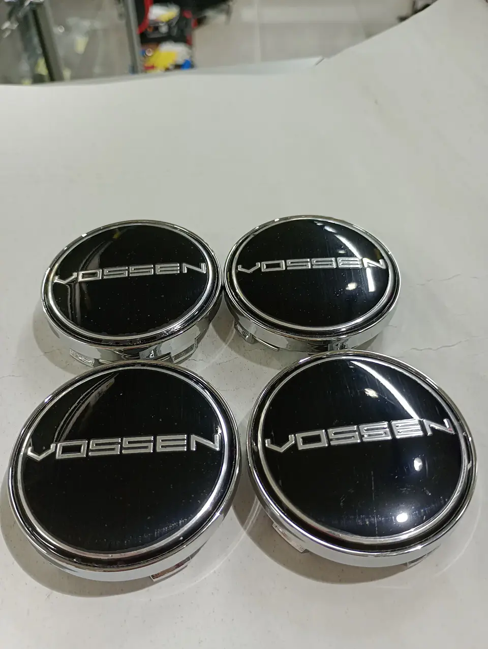 X4 Tapas centro llantas - Negro Plata 1