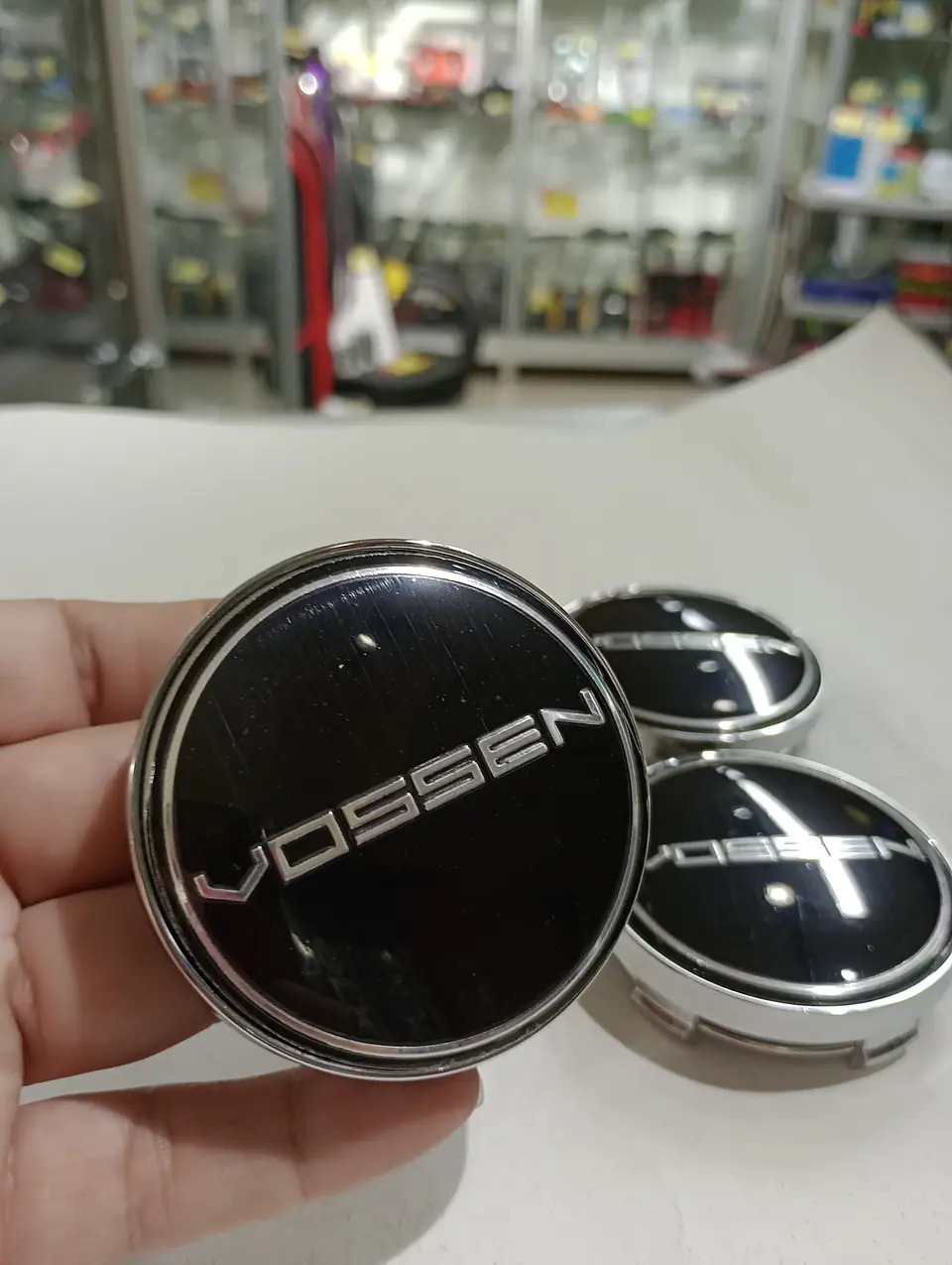 X4 Tapas centro llantas - Negro Plata 2