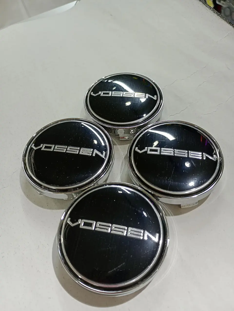 X4 Tapas centro llantas - Negro Plata 6
