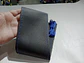 Forro volante cosido hilo Azul cuero liso - thumbnail 5