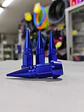 Set X4 Tapas de válvulas universal 45mm punta pequeña Azul - Miniatura 1