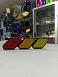 Emblema Insignia de rejilla tricolor de acrílico apernado decoración - thumbnail 2