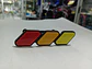 Emblema Insignia de rejilla tricolor de acrílico apernado decoración - thumbnail 11