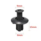 X10 unidades - Clip Remache de plástico con agujero de 8mm para - Miniatura 8