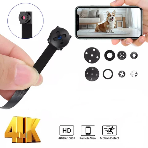 Cámara camuflaje boton IP Mini con WiFi – Pasa totalmente