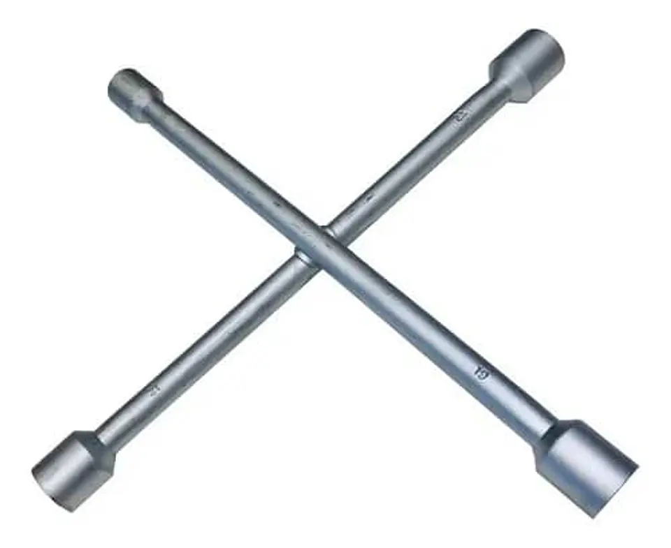 Llave cruz universal reforzada 4 bocas 17/19/21/23mm - Plata 4