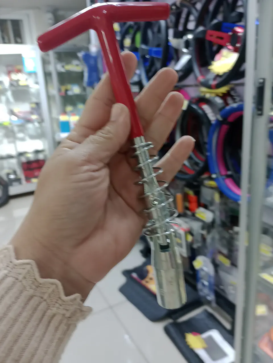 RELÁMPAGO Llave Extractor de Bujías Barra T 3/8