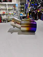 RELÁMPAGO COLA DE ESCAPE TUNING DOBLE (Acero Inoxidable punta - thumbnail 1