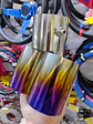 RELÁMPAGO COLA DE ESCAPE TUNING DOBLE (Acero Inoxidable punta - thumbnail 4