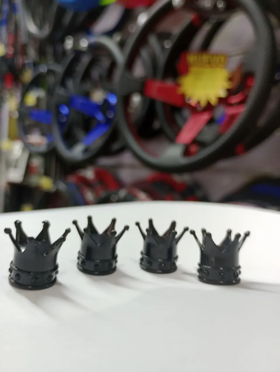 DE Set x4 Tapas de Válvulas Universal Tuning 7