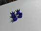 Set 4 Tapas de válvulas universal diseño corona color AZUL - thumbnail 12