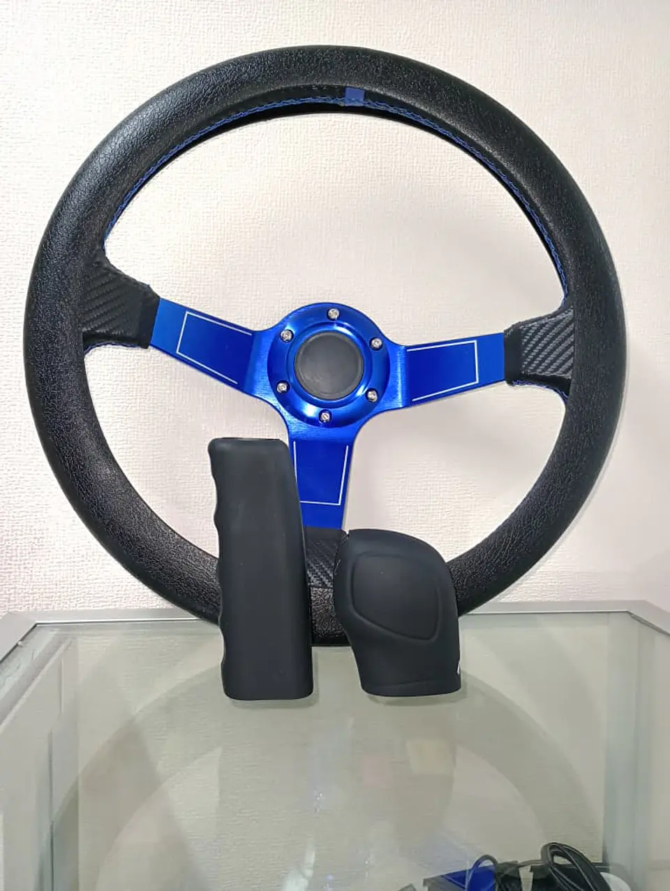 Set 3 piezas cubre volante para tu auto negro 7