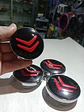 X4 Tapa centro llantas Citroen negro - Negro Rojo - Miniatura 8