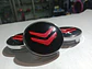 X4 Tapa centro llantas Citroen negro - Negro Rojo - Miniatura 9