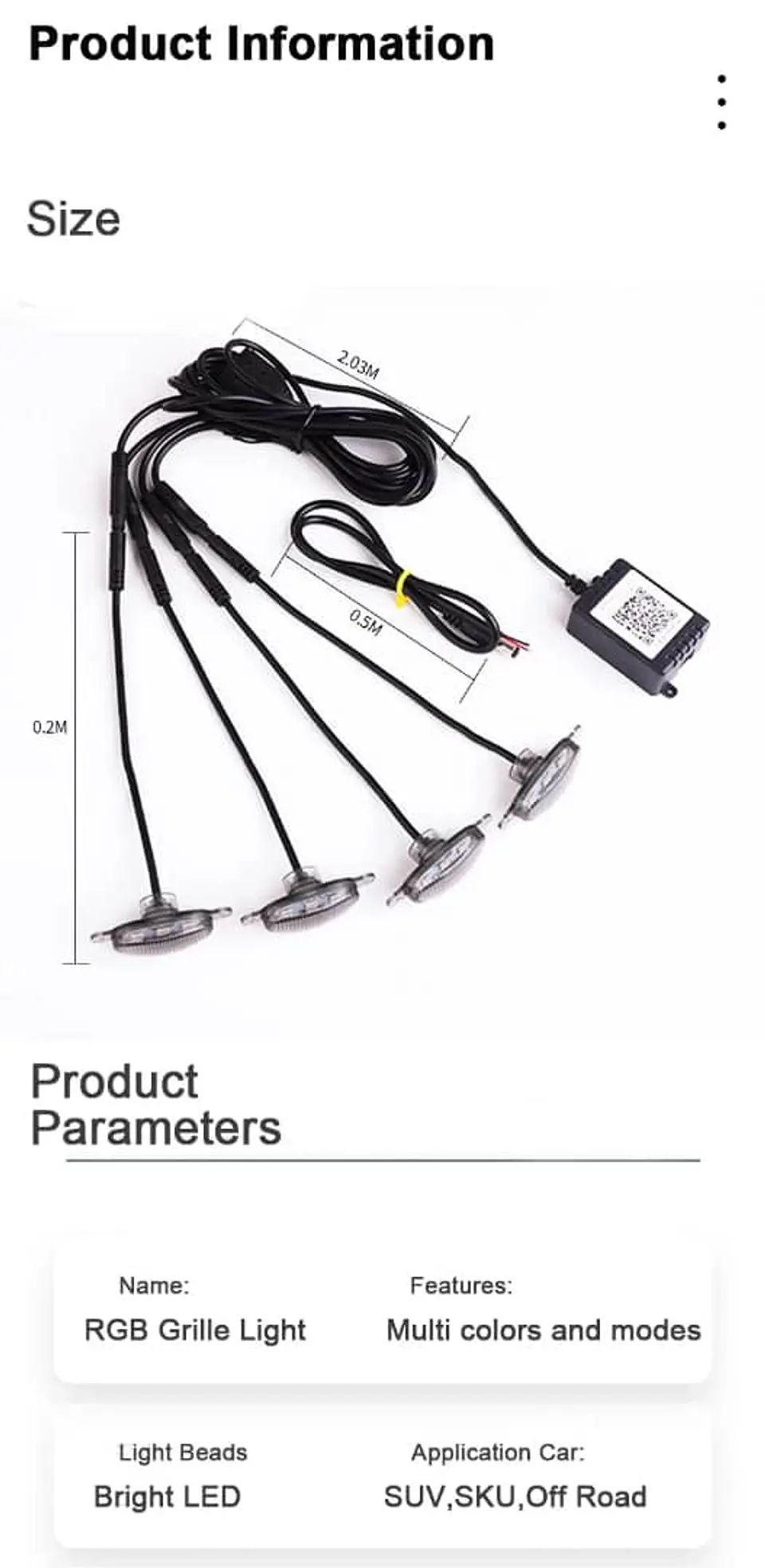 Total no pierdas esta oportunidad kit x4 luces led raptor rgb con 3