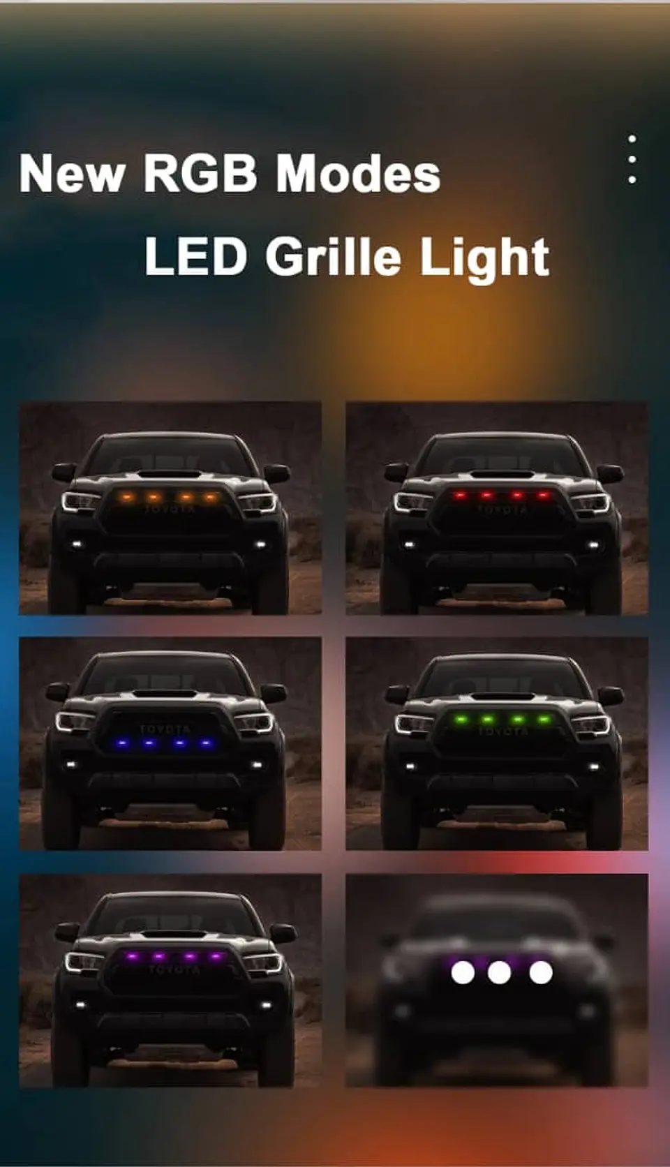 Total no pierdas esta oportunidad kit x4 luces led raptor rgb con 4