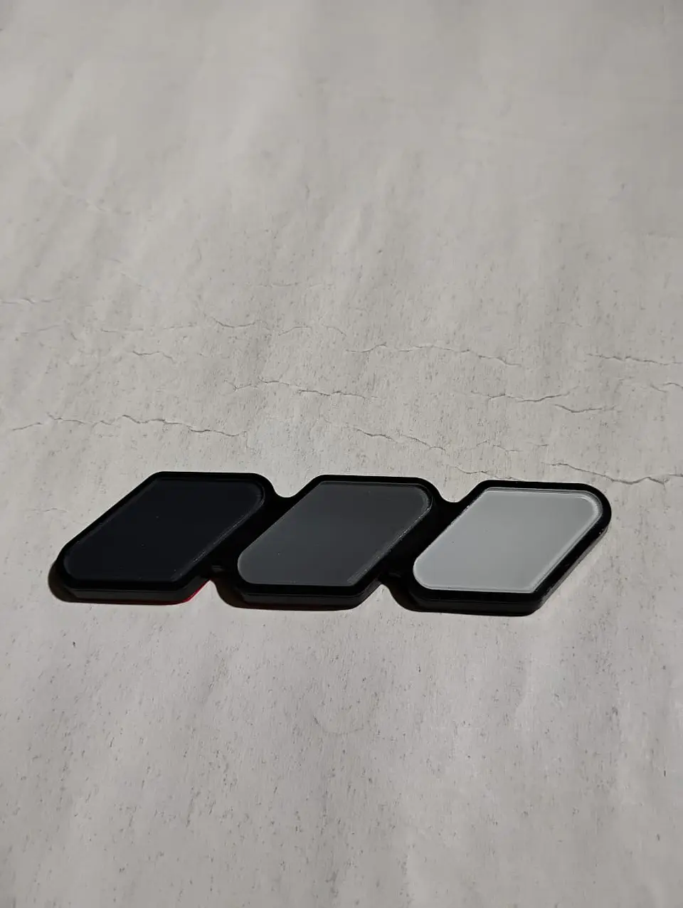 DE Emblema Insignia pegatina Acrílico para Toyota Tricolor 8