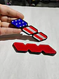 DE Emblema Insignia - pegatina Acrílico para Toyota Tricolor - Miniatura 1