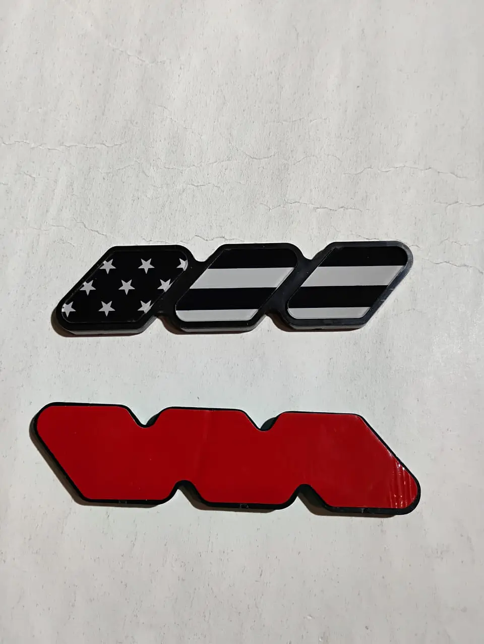 DE Emblema Insignia - pegatina Acrílico para Toyota Tricolor 3